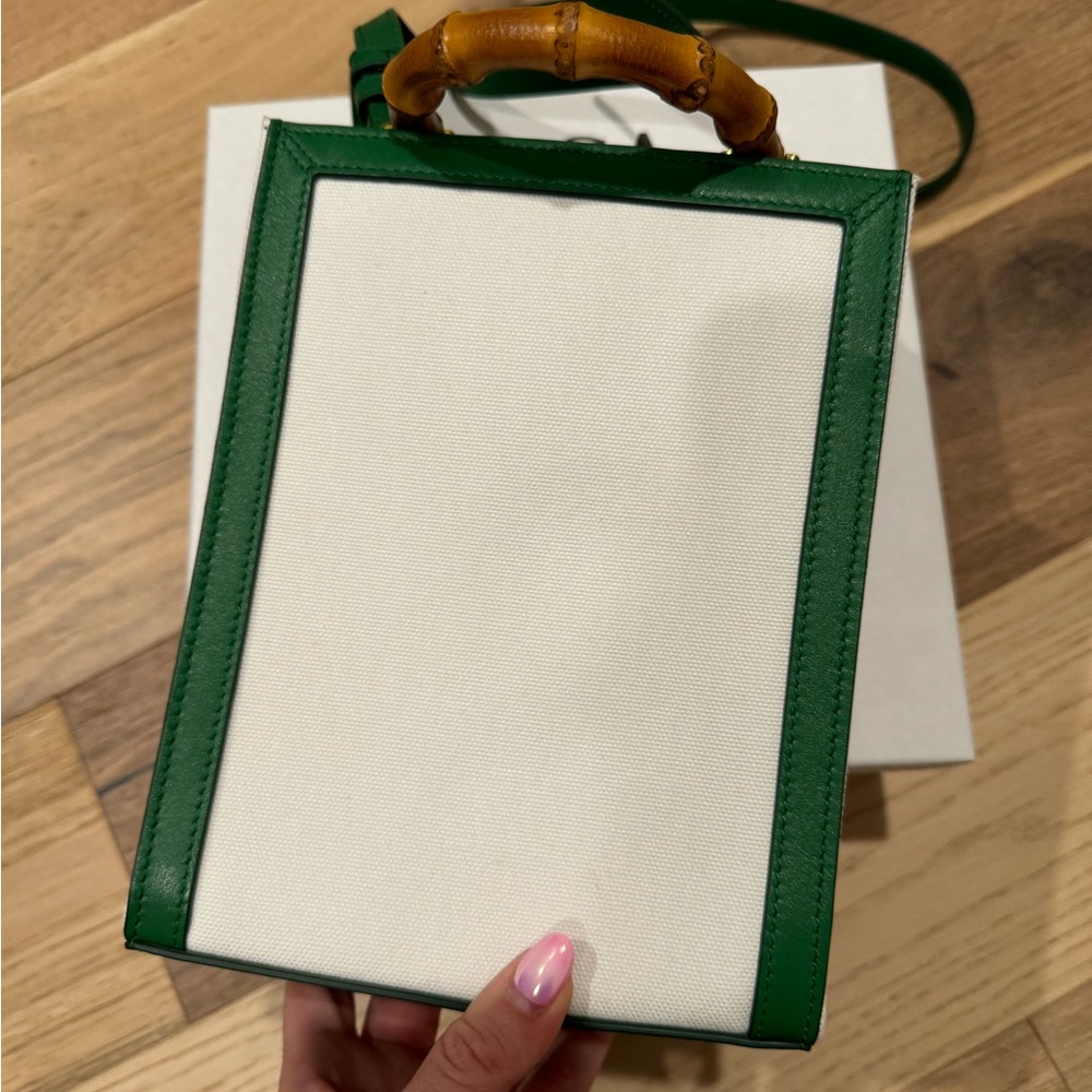 EEUC Casablanca bamboo handle mini tote - Picture 5 of 6